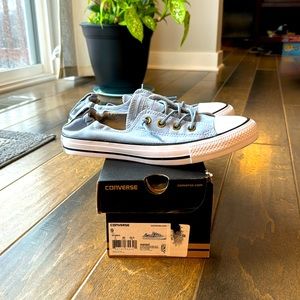 Converse Women Chuck Taylor All Star CTAS Shoreline Slip Blue Skate size 9